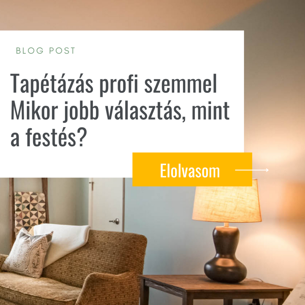 Tapétázás profi szemmel – mikor jobb választás, mint a festés? Szobafestés, mázolás, tapétázás Budapest Dabudo