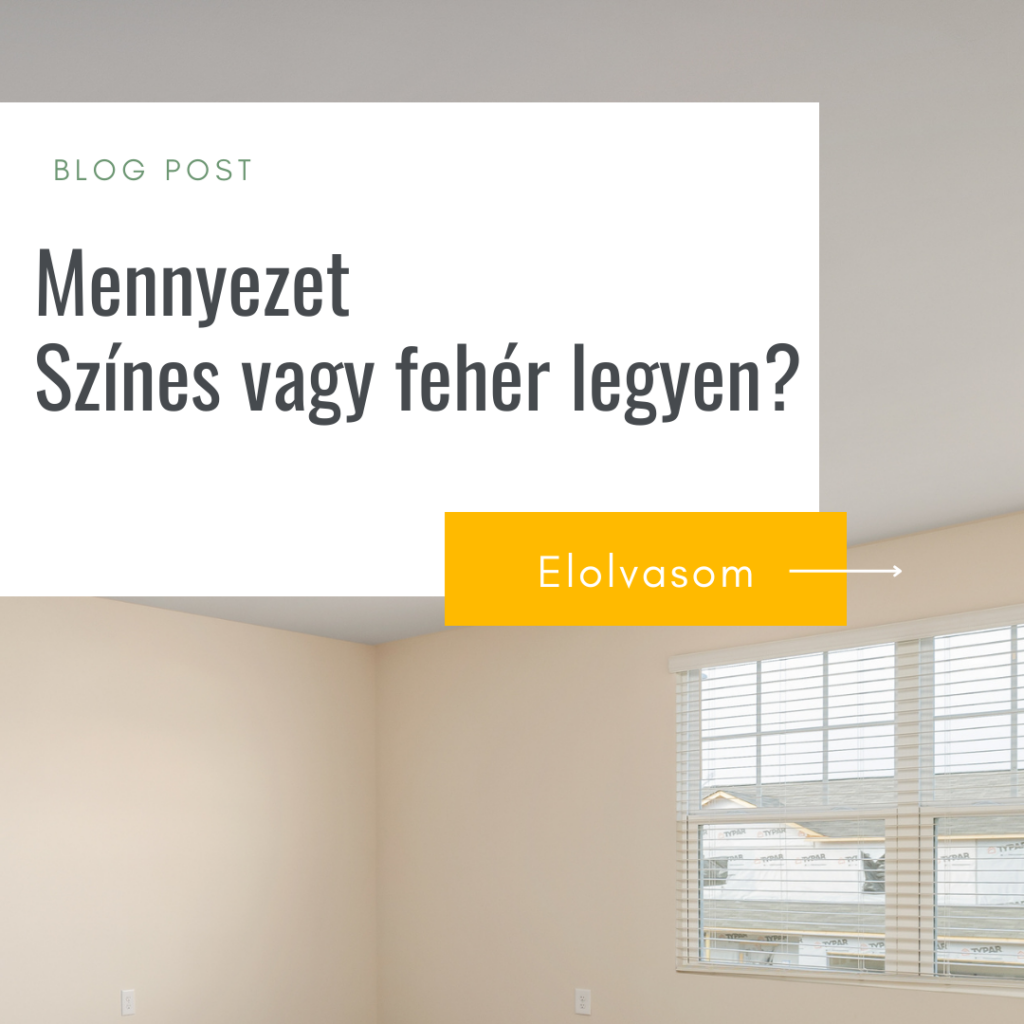A mennyezet színes vagy fehér legyen? Budapest Szobafestés Dabudo